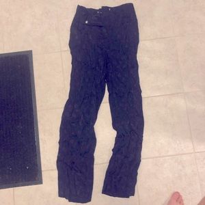 Navy wide leg pant ZARA